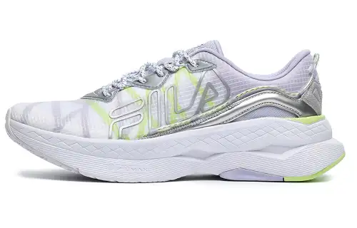 FILA Cyber Textile, TPU Low top Casual Shoes Women's White Blue