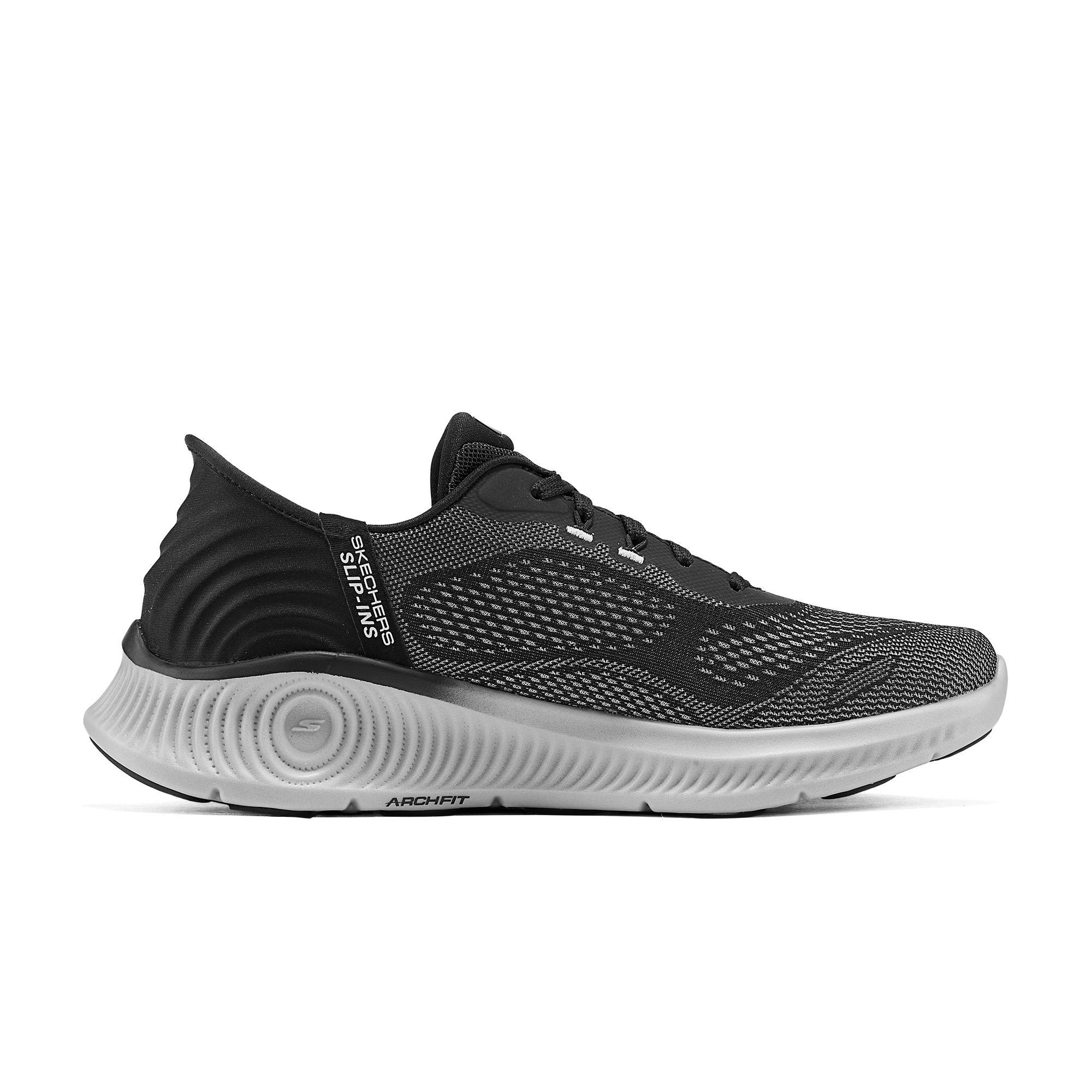 Skechers MEN’S GO WALK Abrasion Resistant Rebound Casual Shoes Men’s Black Gray