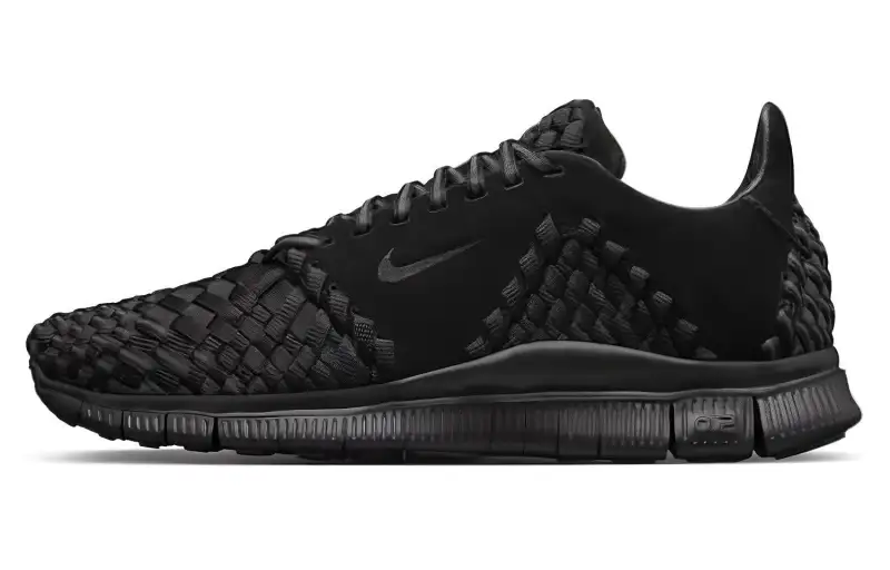 Nike Free Inneva Woven 2 Triple Black Suede