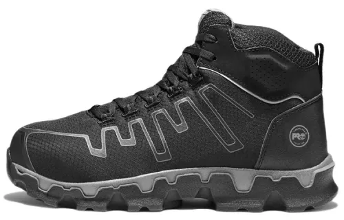 Timberland Powertrain Leather Abrasion Resistant Abrasion Resistant High top Casual Shoes