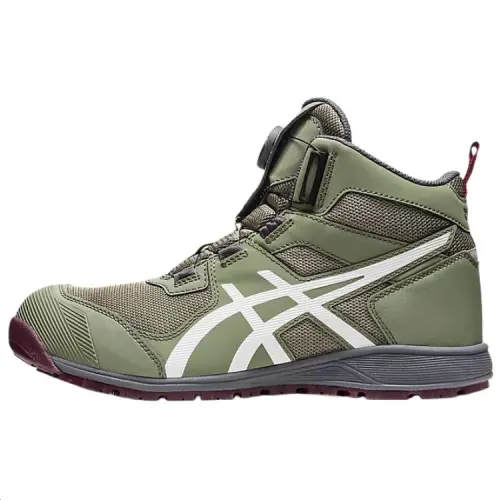 ASICS Winjob Abrasion Resistant Abrasion Resistant High top Casual Shoes Men's Green