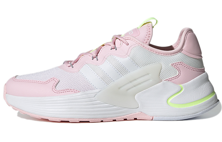 Женские кроссовки adidas neo Roamer (розово-белые)