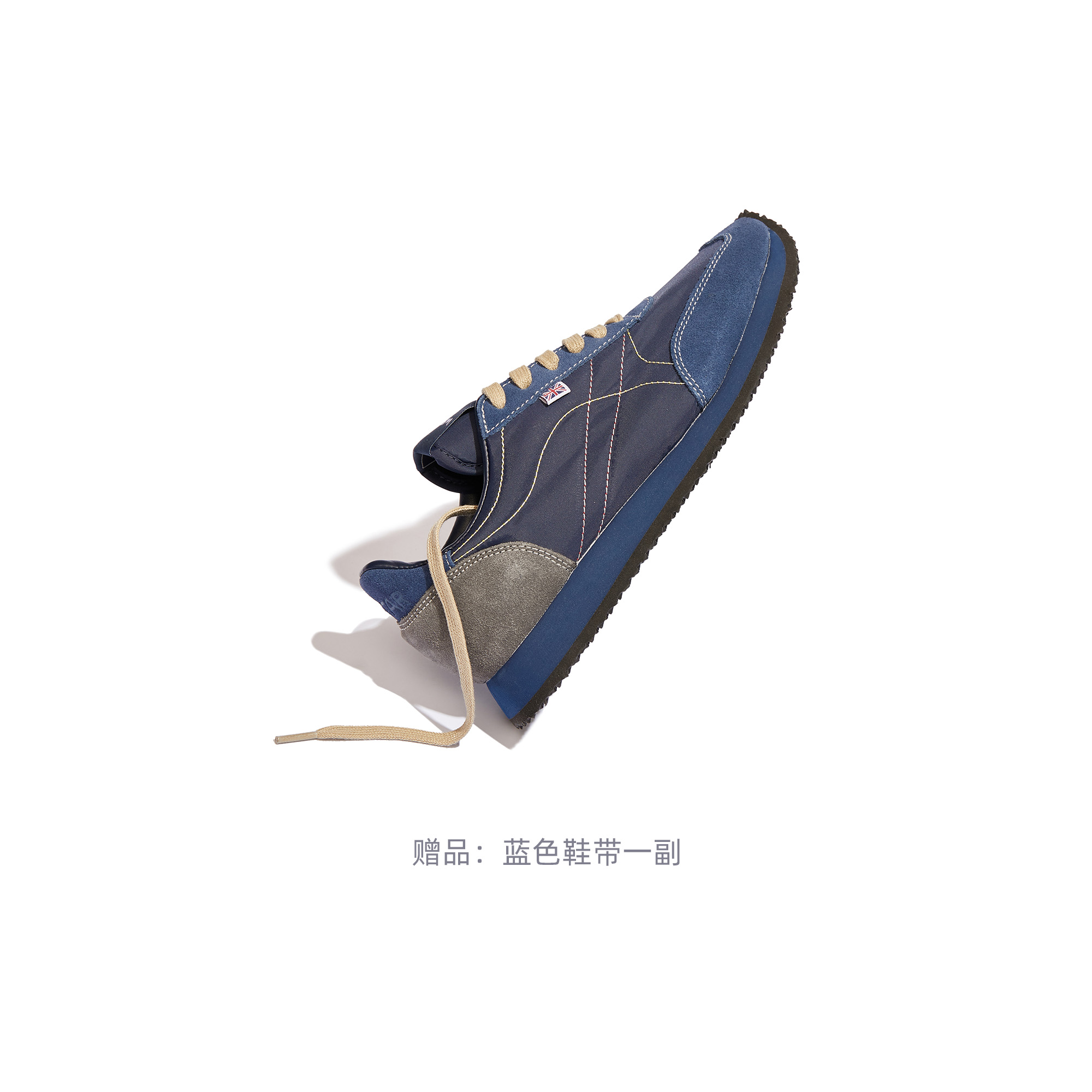Norman Walsh Tdl Low top Casual Shoes Unisex Navy Blue & Asphalt Gray