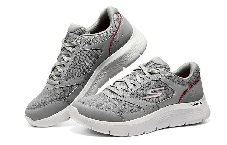 Skechers Go Walk Fle Low top Casual Shoes Men’s Gray