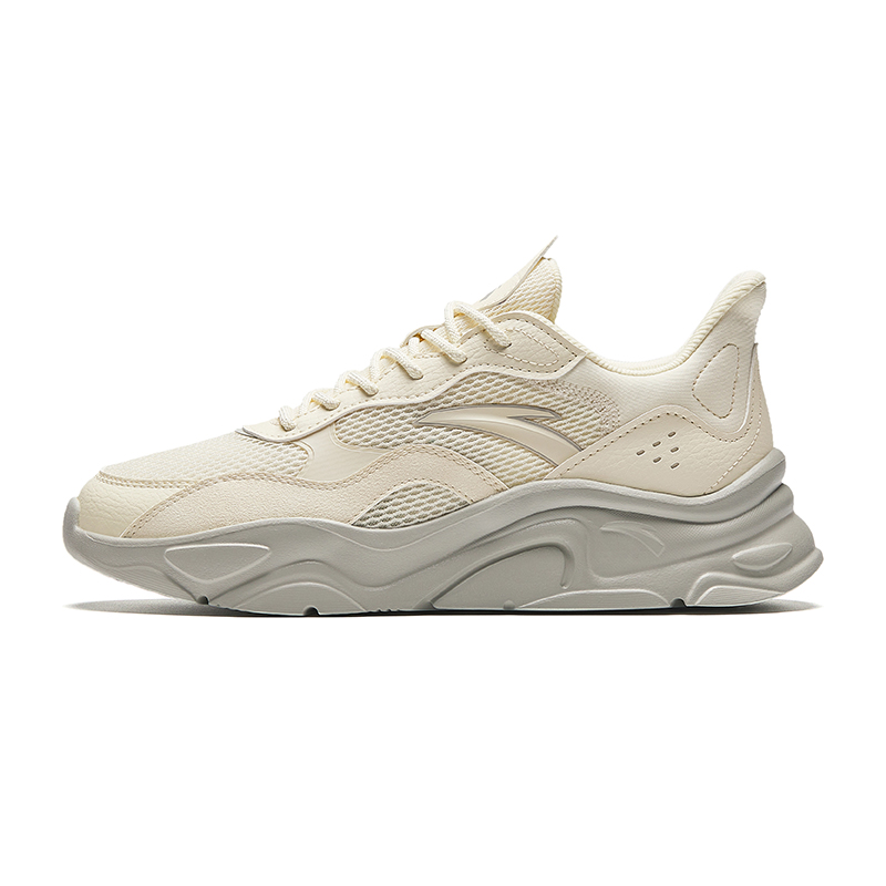 Anta Unruly Series Comfortable Cushioning, Wear Resistant Low top Casual Shoes Women's Beige