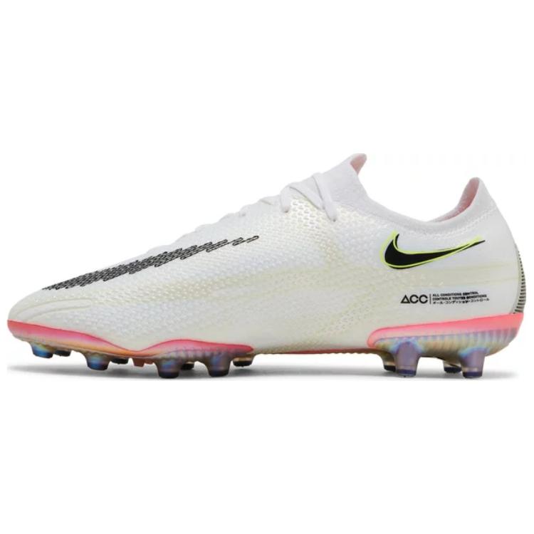 Nike Phantom GT Comfortable and lightweight Wear-resistant and breathable Football shoes Men's White