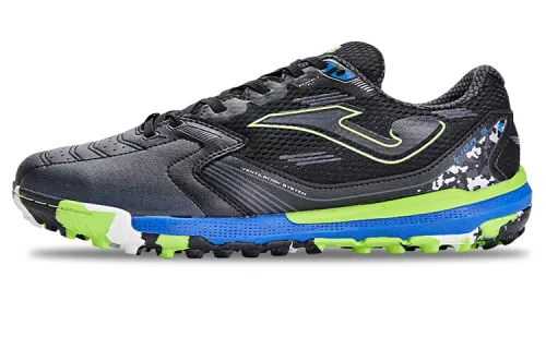 Joma TF Turf Slip Resistant Abrasion Resistant Soccer Shoes Men's Black