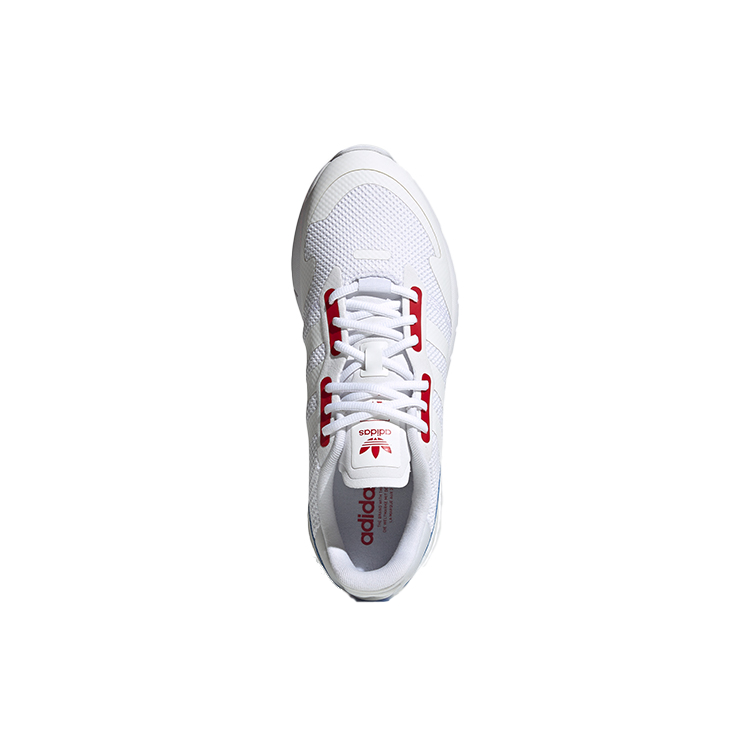Кеды adidas originals ZX 1K Boost (белые) — Белый — фото 5