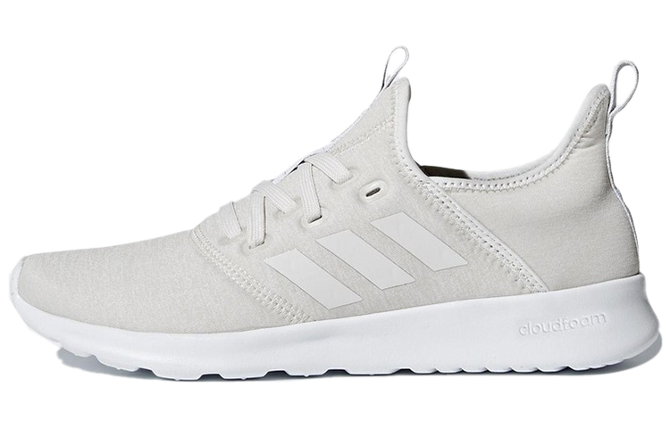 Adidas Cloudfoam Casual Shoes Women's Low Top Feather White