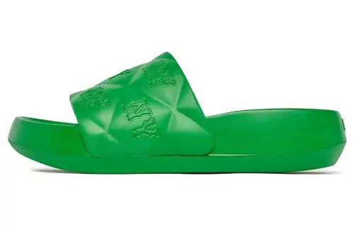 MLB Slipper Chunky Bouncer Slide Slip Resistant Abrasion Resistant Sports Slippers Unisex Green