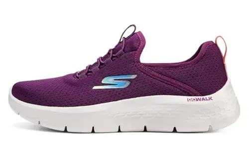 Skechers Cushioning Slip Resistant Low top Casual Shoes Women's Purple