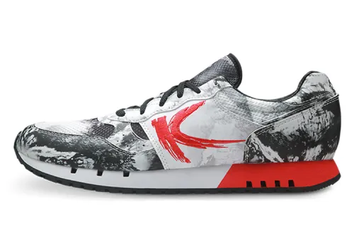 Kappa Casual Shoes Men's Low Top Black/White/Red