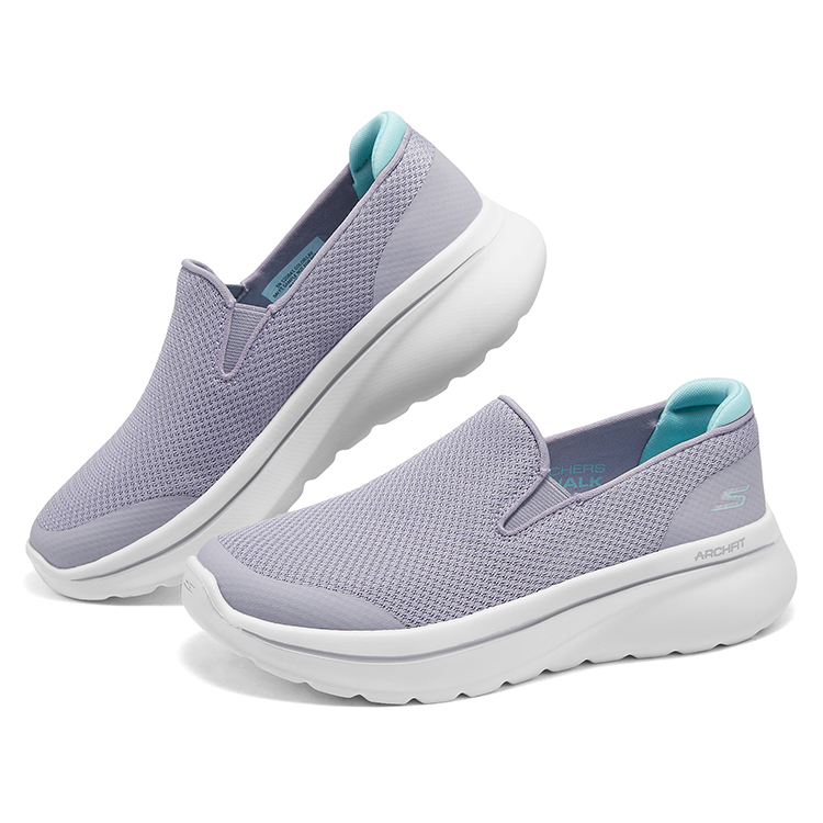 Skechers Sports Collection Abrasion Resistant Low top Casual Shoes Women’s Purple