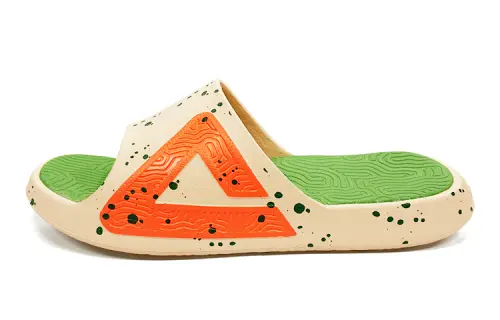 PEAK Tai Ji1.0 EVA Slide Slippers Women's Beige Yellow Fruit Green