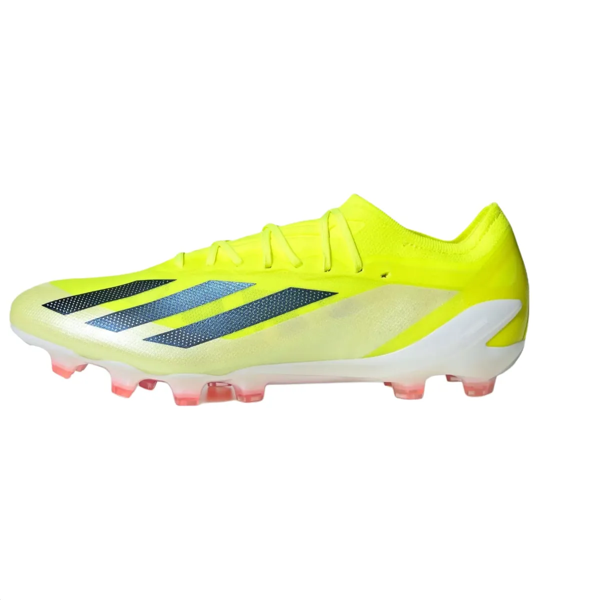 Adidas X CRAZYFAST AG Artificial Ground Slip Resistant Abrasion Resistant Soccer Shoes Men's Yellow