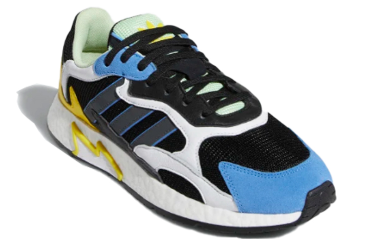 Кроссовки adidas Originals TRESC (бело-сине-желтые) — фото 3
