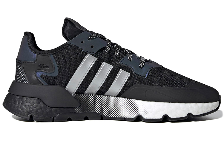 Мужские кроссовки adidas Originals Nite Jogger (черно-сине-белые) — фото 2
