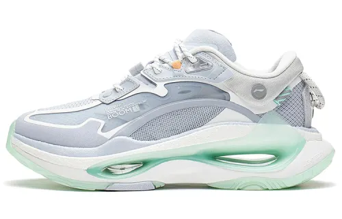 Li Ning Exceed Infinity Textile, Synthetic Leather Cushioning Slip Resistant Abrasion Resistant Low top Casual Shoes