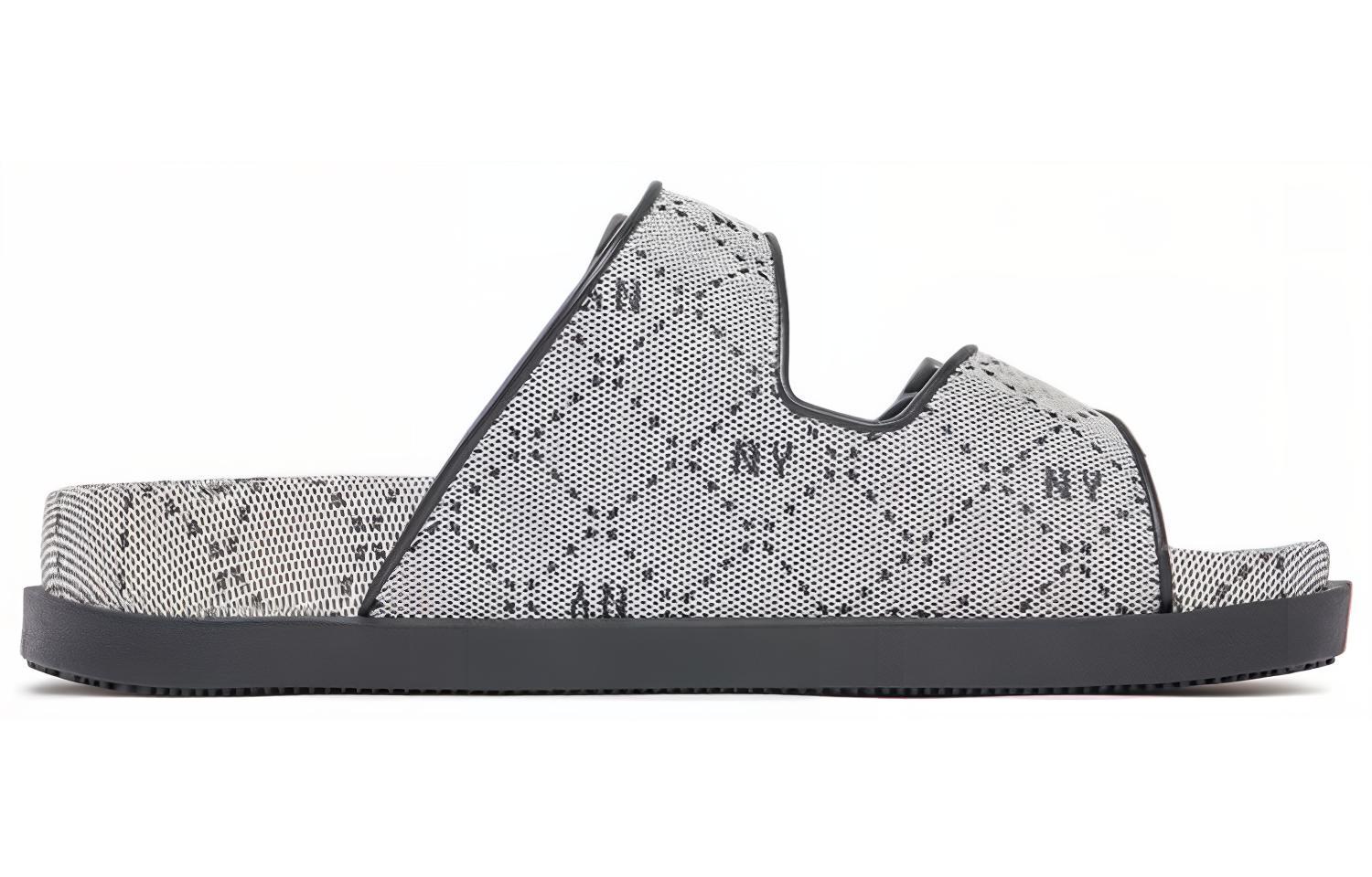 MLB Sandal Slide Slippers Unisex Gray Black