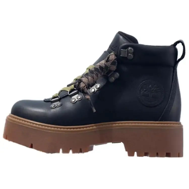 Timberland Ankle Length Combat Boots Women's Black