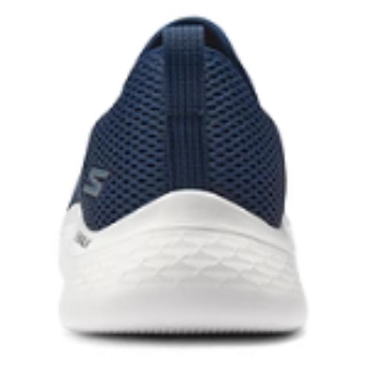 Skechers Go Walk Fle Fabric Cushioning Abrasion Resistant Breathable Lightweight Low top Casual Shoes Men’s Blue White