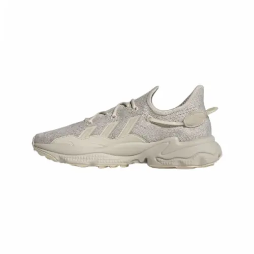 Adidas Originals Ozweego Slip Resistant Abrasion Resistant Mid top Casual Shoes Unisex Beige Gray