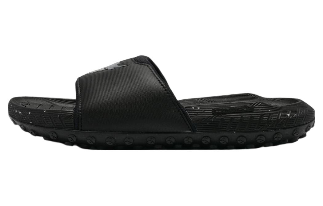 Мужские шлепанцы Under Armour Project Rock 5 (черные)