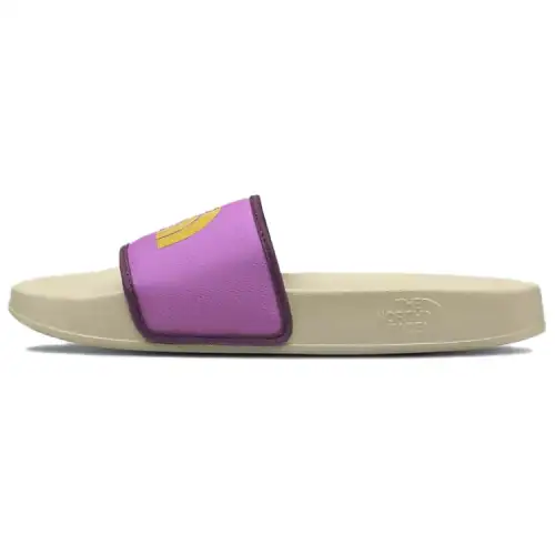 THE NORTH FACE BASE CAMP Comfortable Slip Resistant Slide Slippers Women's Purple Rice Color