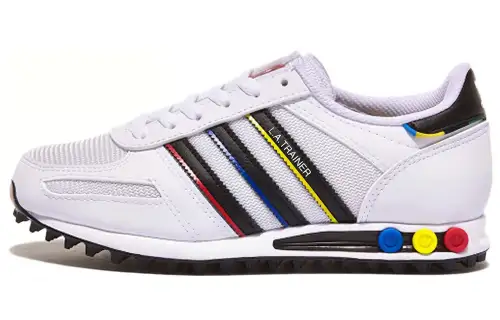 Adidas Originals La Trainer Cozy Wear Resistant Running Shoes White Unisex