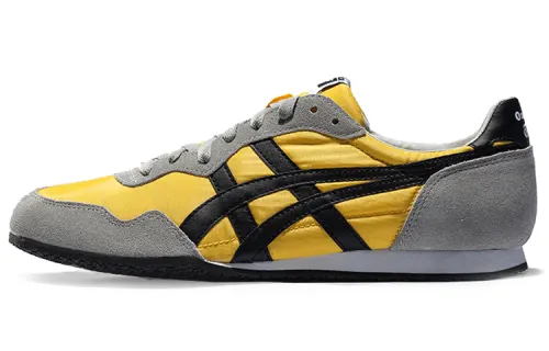 Onitsuka Tiger Serrano Low top Casual Shoes Unisex Black Yellow