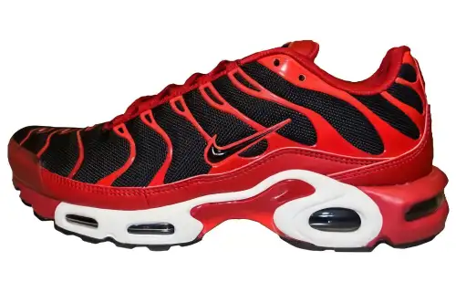 Nike Air Max Plus Comfortable Round Toe Low top Casual Shoes Unisex Red