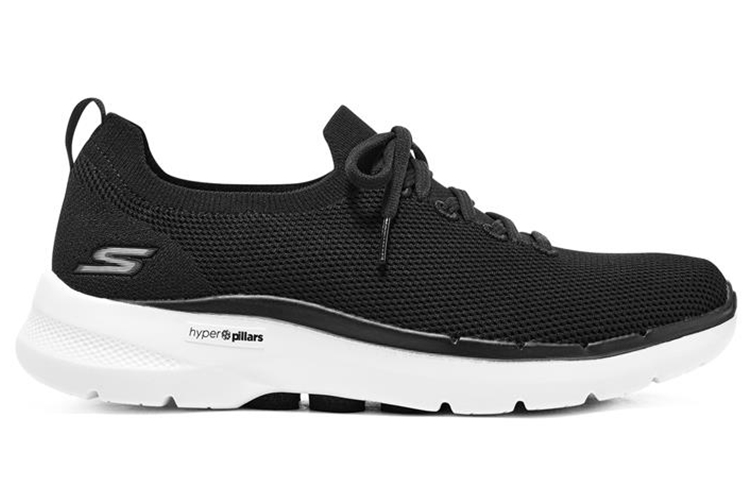 Skechers Go Walk 6 Hyper Burst ‘Black White’