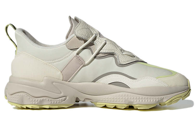 Кеды adidas originals Ozweego Flipshield TPU (бежево-белые с серым и желтым) — Бежевыйбелый / серый / жёлтый — фото 2