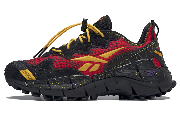 Reebok Zig Kinetica 2 Edge x A AP Nast off-road style comfortable sport wear-resistant low-cut lifestyle shoes men and women same style black red