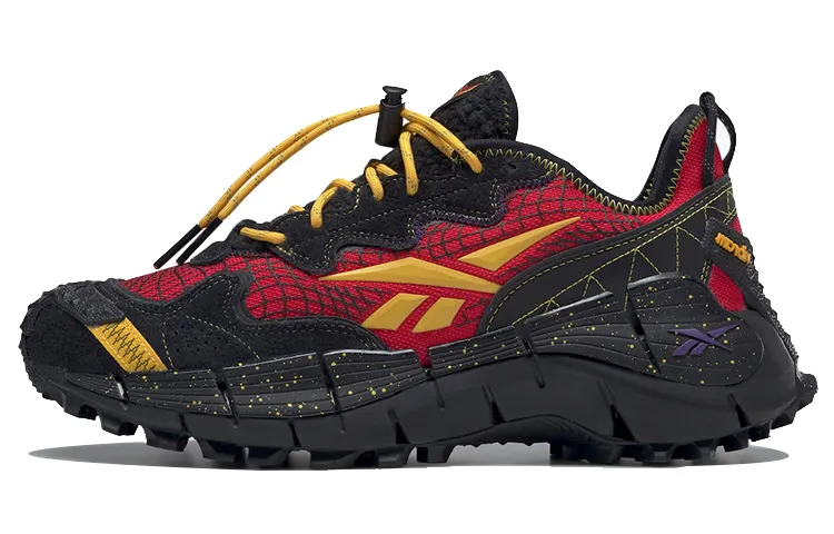 Reebok Zig Kinetica 2 Edge X A AP Nast Abrasion Resistant Abrasion Resistant Low top Casual Shoes Unisex Black Red