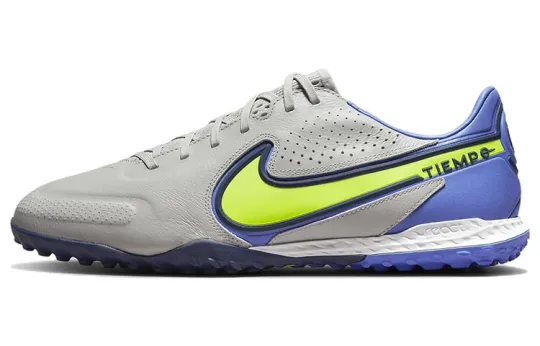 Nike React Legend 9 Pro TF Turf Soccer Shoes Grey/Yellow