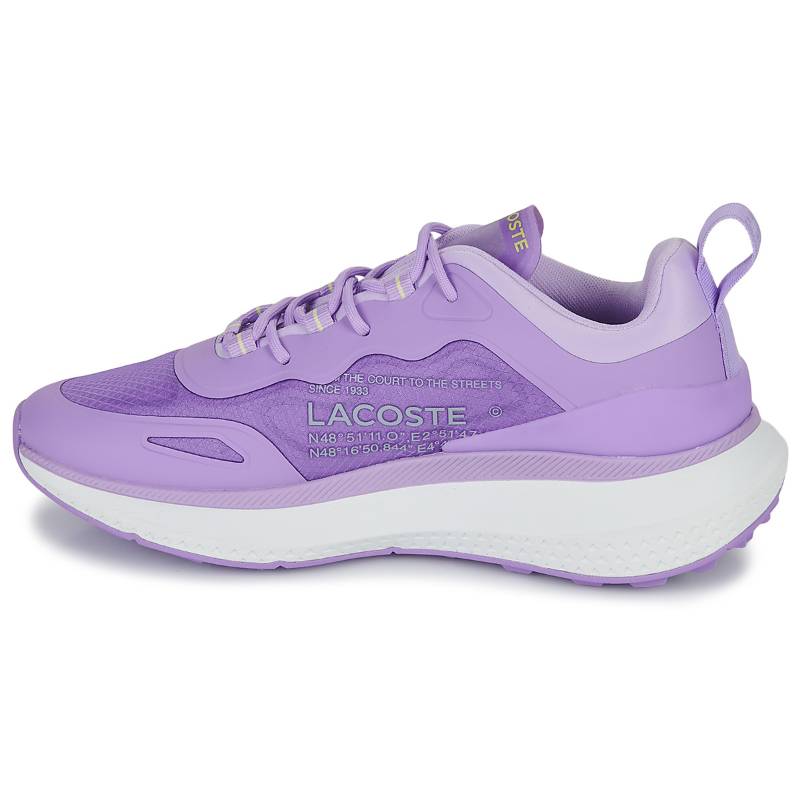 Женские кроссовки LACOSTE (фиолетовые)