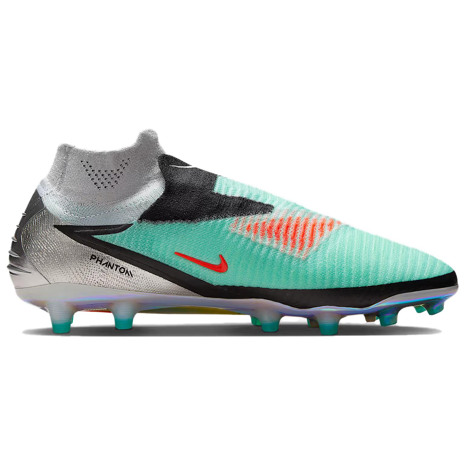Nike Artificial Turf Abrasion Resistant Soccer Shoes Unisex Black Green