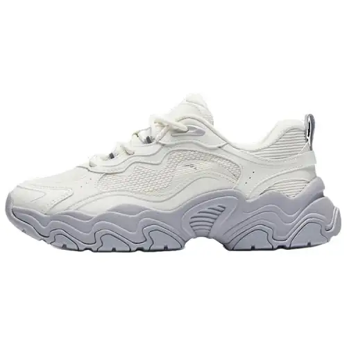 Anta Meteorite Slip Resistant Abrasion Resistant Low top Casual Shoes Women's White Gray