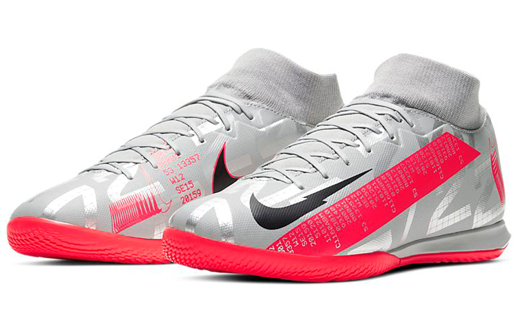 Nike Mercurial Superfly 7 Academy Ic ‘Metallic Grey Crimson’