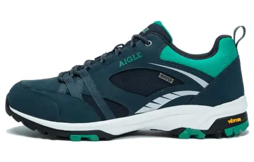 AIGLE Lognan Low Mtd Cushioning Slip Resistant Abrasion Resistant Low top Casual Shoes Men's Black Green