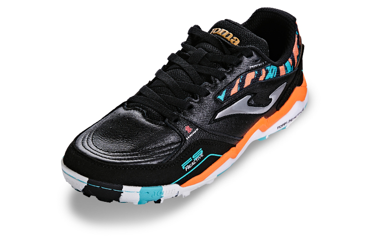 Joma TF Turf Slip Resistant Abrasion Resistant Slip Resistant Abrasion Resistant Soccer Shoes Men’s Black