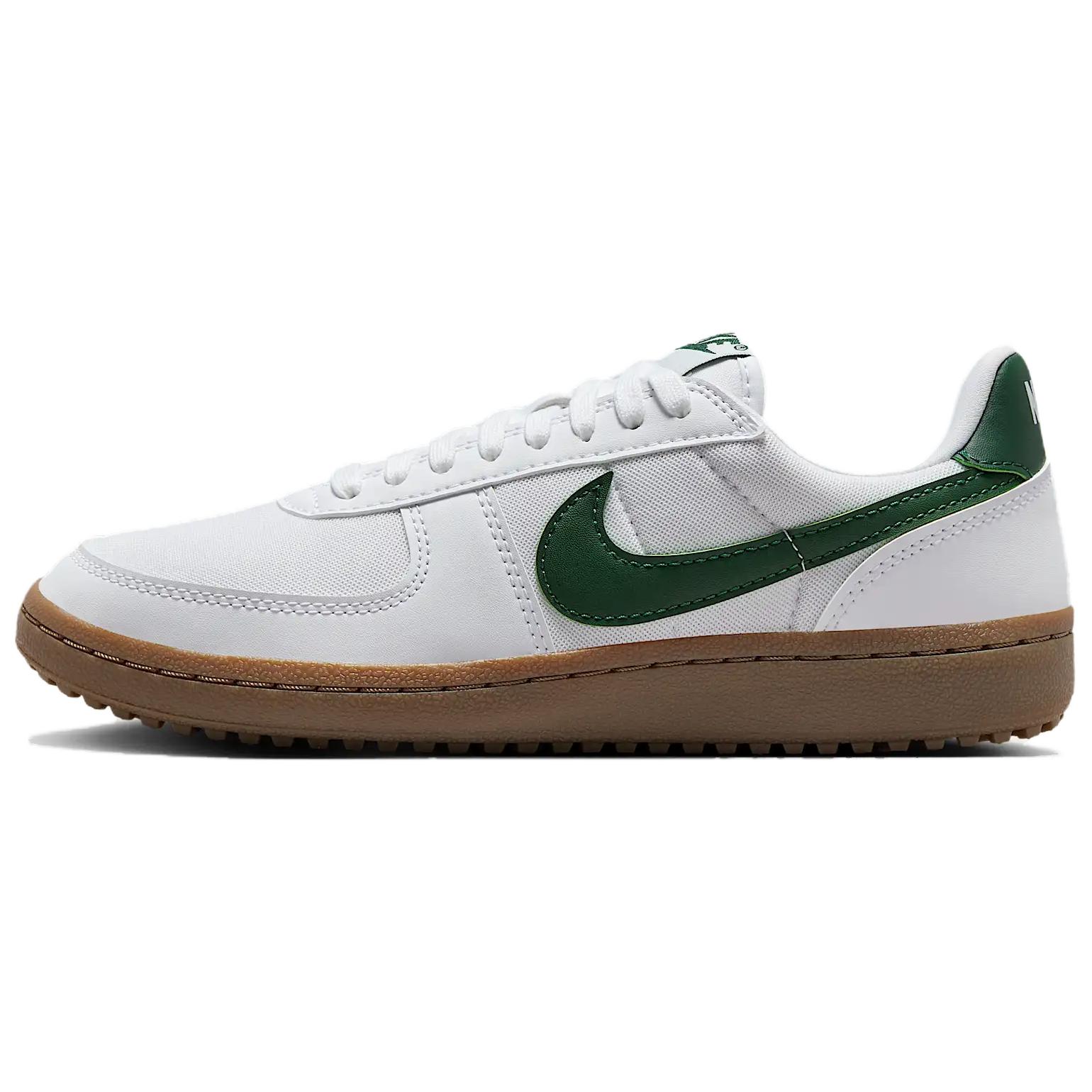 Женские кроссовки Nike Zoom Field General (бело-зеленые)