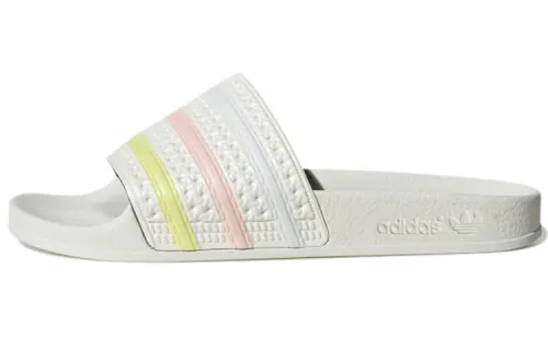 Adidas Originals ADILETTE Slide Slippers Women's Beige Pink
