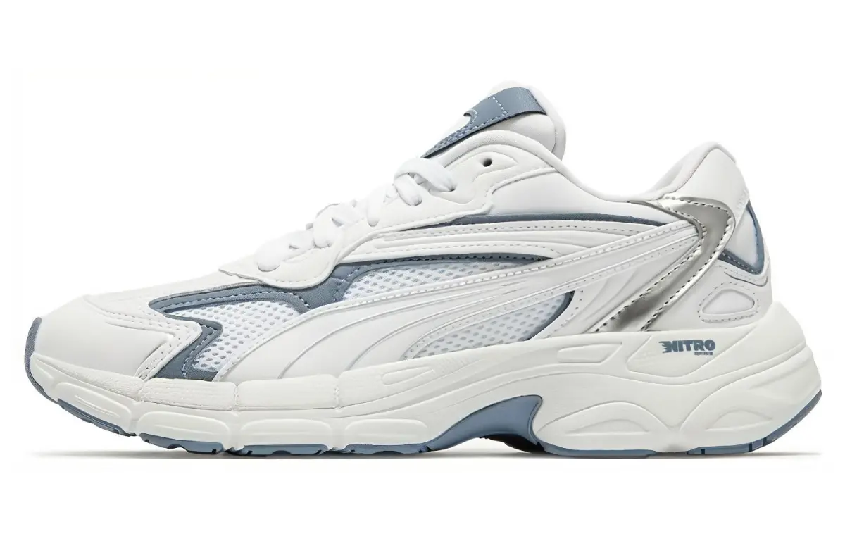 PUMA Teveris Nitro Metallic 'White Blue' Women's