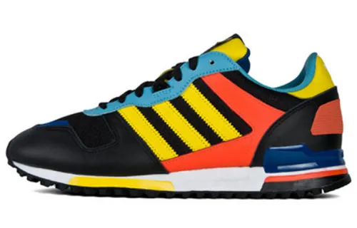 Adidas Originals ZX 700 Abrasion Resistant Low top Casual Shoes Men's Rainbow