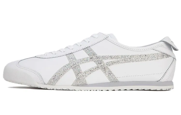 Asics Onitsuka Tiger Mexico 66 Candy Glitter Series White Pure Silver