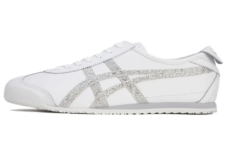 Asics Onitsuka Tiger Mexico 66 Candy Glitter Series White Pure Silver