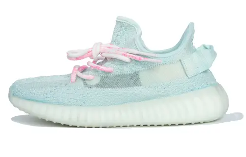 Adidas Originals Yeezy Boost 350 V2 Ice Cream Low top Casual Shoes Unisex Ice Blue Pink