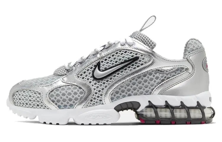 Nike Air Zoom Spiridon Cage 2 Metallic Silver Women's